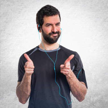 Öne doğru işaret Sportman