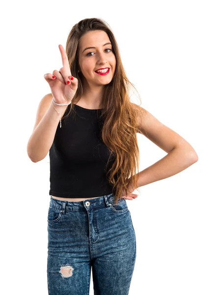 Genç kız bir sayma