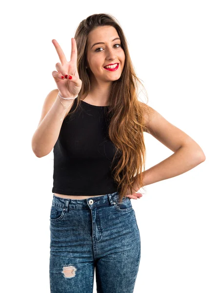 Genç kız iki sayım