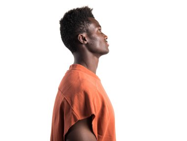 Studio poz yakışıklı zenci