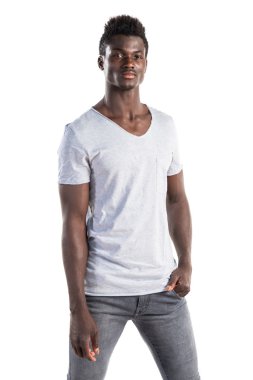 poz yakışıklı zenci