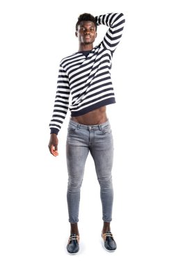 poz yakışıklı zenci