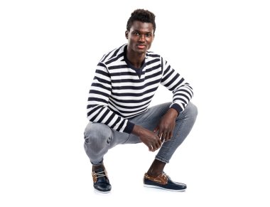 poz yakışıklı zenci