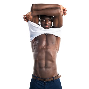 poz yakışıklı zenci