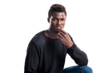 poz yakışıklı zenci