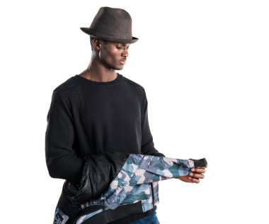 poz yakışıklı zenci