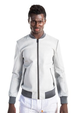 Üzgün yakışıklı siyah adam