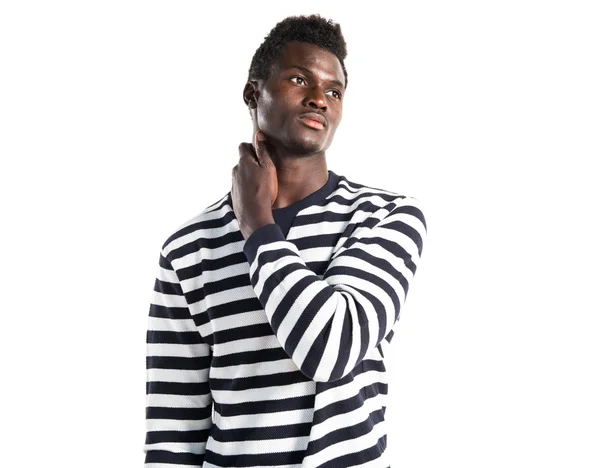 Handsome black man posing — Stock Photo, Image