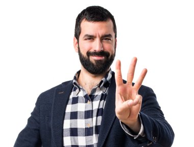 Esmer yakışıklı poz