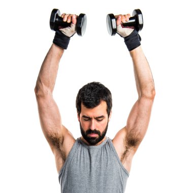 Esmer yakışıklı poz