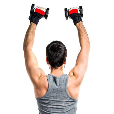 Esmer yakışıklı poz