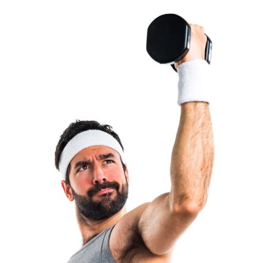 Esmer yakışıklı poz