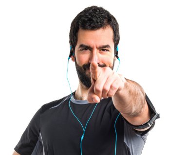 Öne doğru işaret Sportman