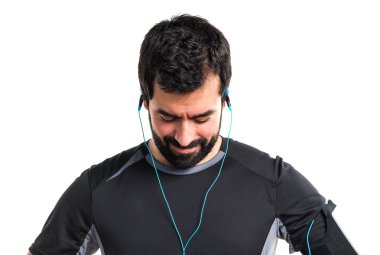 Esmer yakışıklı poz