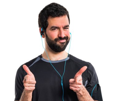 Öne doğru işaret Sportman