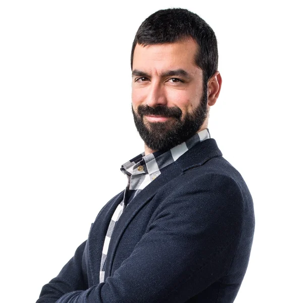 Handsome brunette man posing — Stock Photo, Image