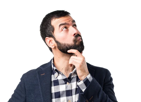 Handsome brunette man posing — Stock Photo, Image