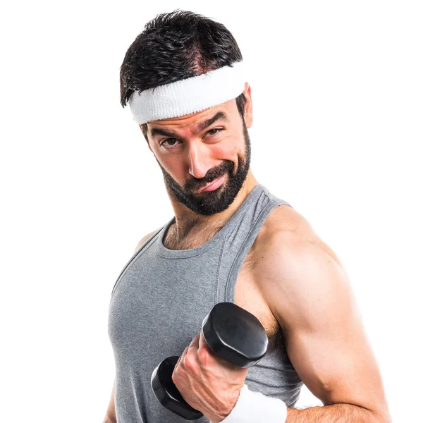 Esmer yakışıklı poz