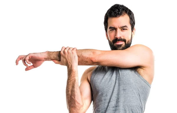 Handsome brunette man posing — Stock Photo, Image