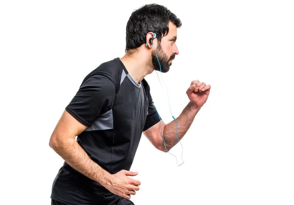 Handsome brunette man posing — Stock Photo, Image