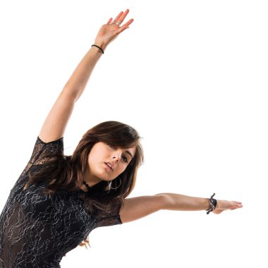 Klasik dansı yapan genç kız