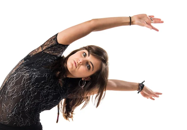 Chica joven haciendo danza clásica —  Fotos de Stock