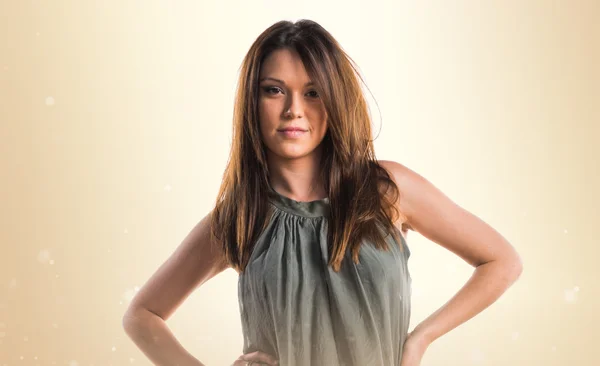 Pretty girl posing in studio — Stock Photo, Image