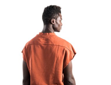 Studio poz yakışıklı zenci