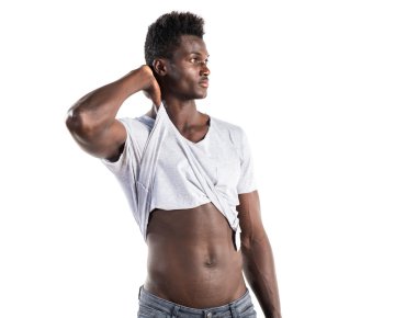 poz yakışıklı zenci