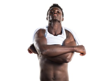 poz yakışıklı zenci