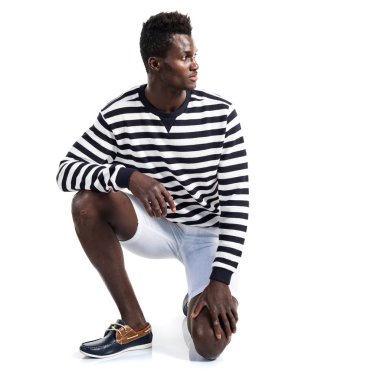 poz yakışıklı zenci