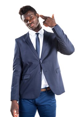 Siyah adam intihar jest yapma