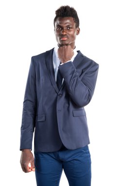 düşünme yakışıklı zenci