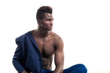 poz yakışıklı zenci