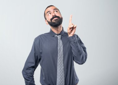 yakışıklı adam izole arka plan