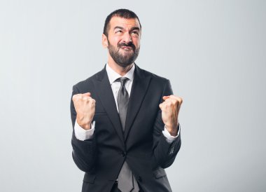 yakışıklı adam izole arka plan