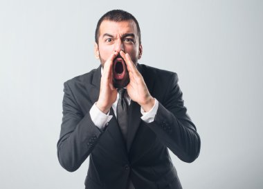 yakışıklı adam izole arka plan