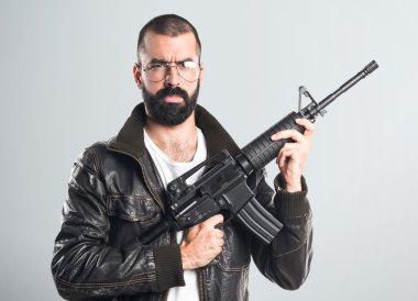 yakışıklı adam izole arka plan