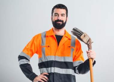 yakışıklı adam izole arka plan