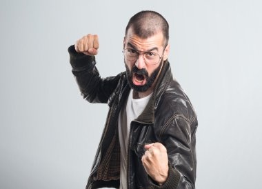 yakışıklı adam izole arka plan