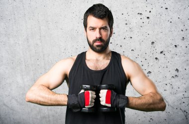 yakışıklı adam izole arka plan