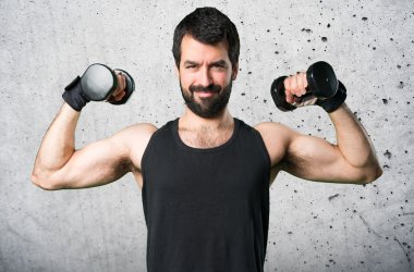 yakışıklı adam izole arka plan