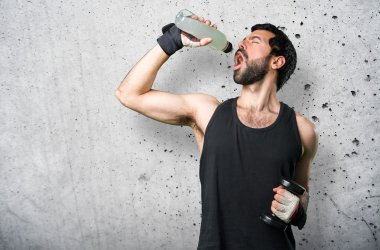 Halter içme suyu tozu yapıyor Sportman