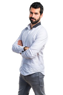 adam kollarını çapraz ile