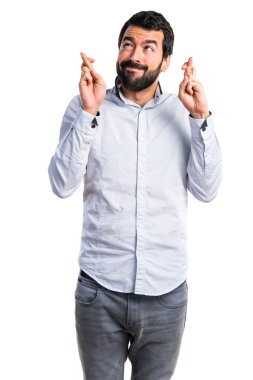 Adam parmaklarıyla geçiş