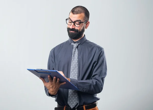 Hombre guapo sobre fondo aislado —  Fotos de Stock