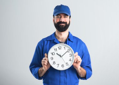 yakışıklı adam izole arka plan