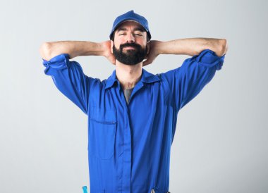 yakışıklı adam izole arka plan