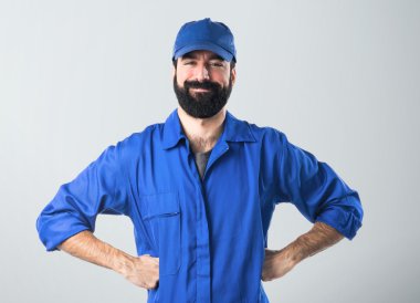 yakışıklı adam izole arka plan