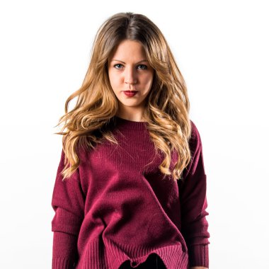 genç ve güzel kız atlama